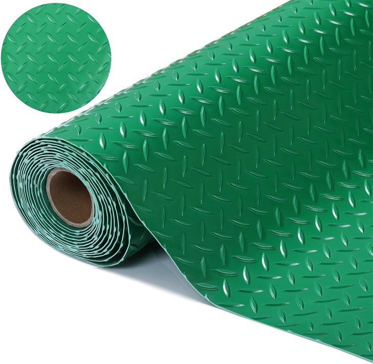 Waterproof Garage Flooring PVC Coin Mat In Roll
